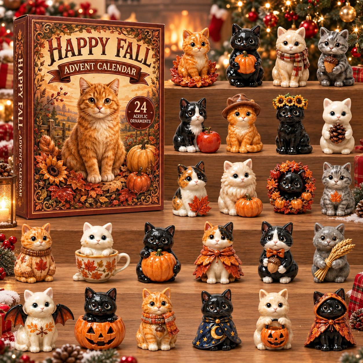 🎄Cozy Cat Autumn Advent Calendar